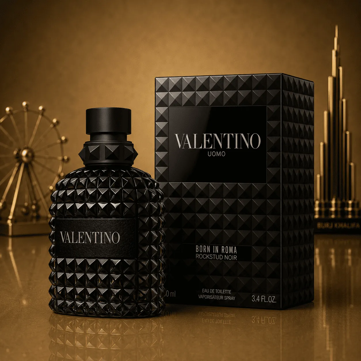Valentino Uomo Born in Roma Rockstud Noir Eau de Toilette for Men