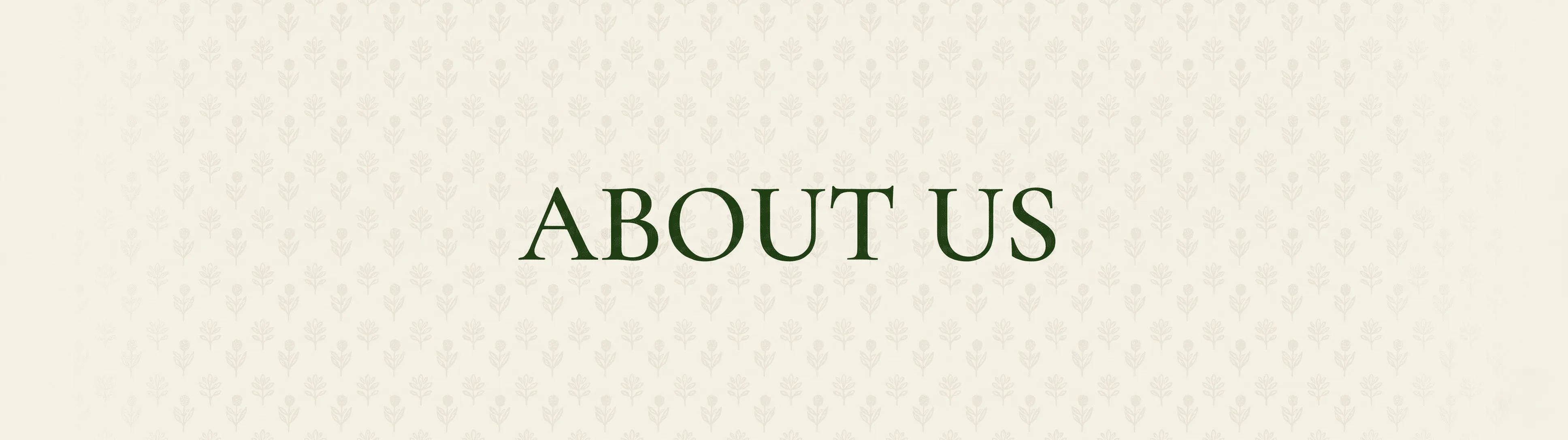 About Us Banner