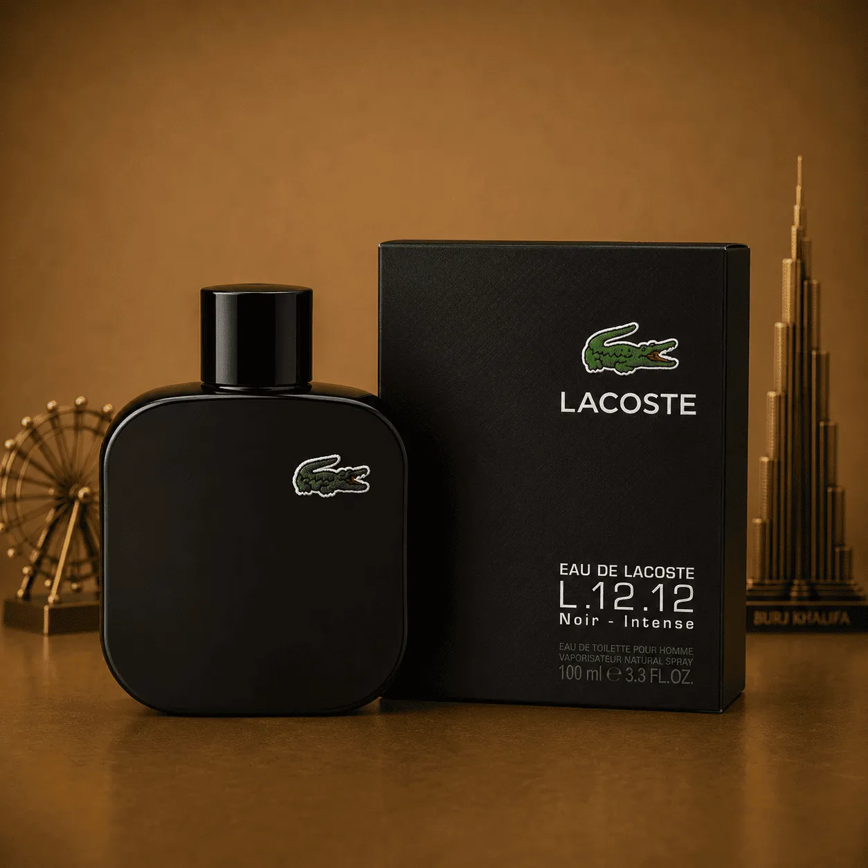 Lacoste L.12.12 Noir Intense EDT 100ml | Men's Cologne UK